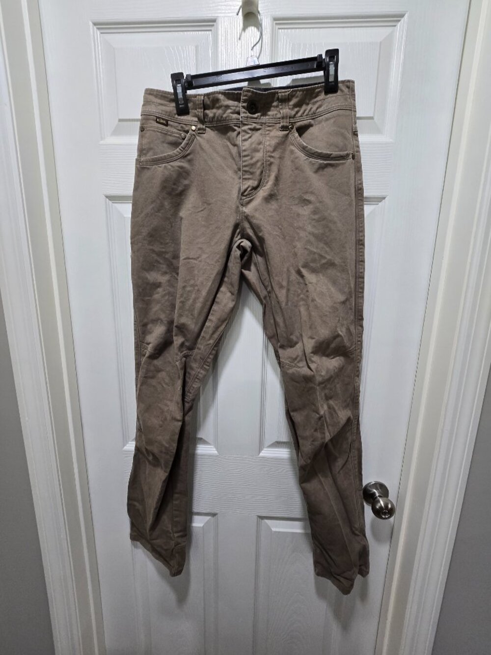Kuhl Mens Vintage Patinadye Pants Brown 32x34 Workwear Hiking Barn *FLAW*